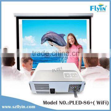 Brand New 3D 1280x800 4000lumens LED Home Theater Projector RJ45 hd Android4.2 Wifi Projector Full HD LED