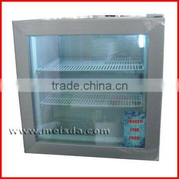 Glass Door Freezer, Mini Ice Cream Cabinet