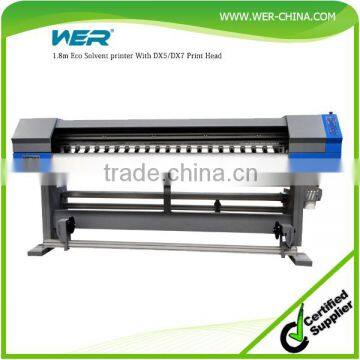 Popular 1.8m WER ES1802I pvc vinyl sticker printer