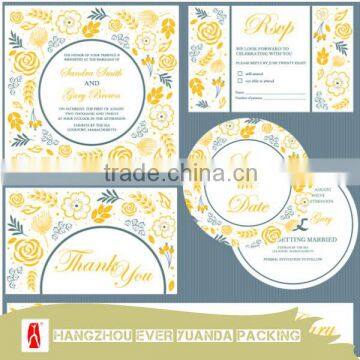 Special useful lucky wedding invitation card