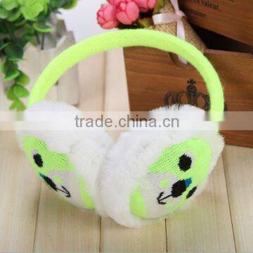 Trendy Animal Pattern Knit Unisex Earmuffs photo-2