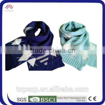 Acrylic Scarf Multicolor Scarf With Design