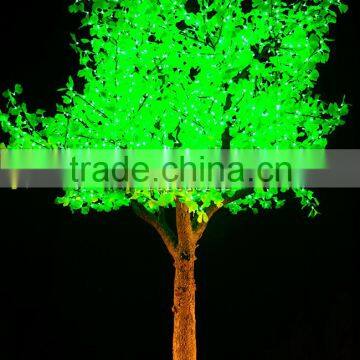 Waterproof Ginkgo Leaf Artificial Led Light Tree photo-2
