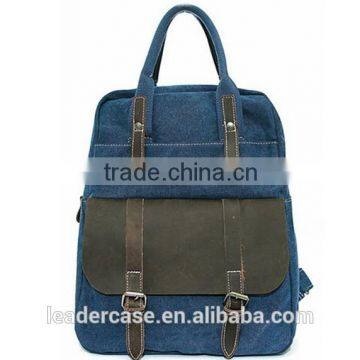 Top canvas leisure laptop bag for men