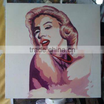 Modern Woman Sex Photo Portrait Oil Painting on Canvas photo-4