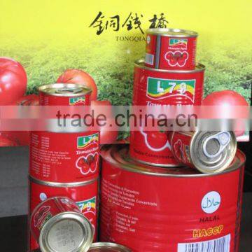 28-30% brix 70g-4.5kg canned tomato paste