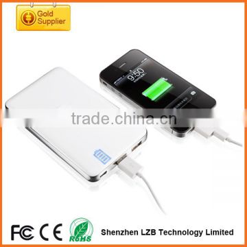 5600mah 2 USB output pwer bank,portable smart charger for mobile phone