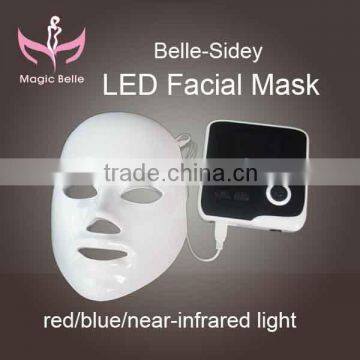 New product in 2016 reusable light therapy LED facial mask with FDA