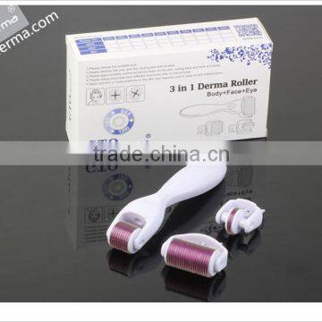 Titanium 3 in 1 Derma Roller for Face Dermaroller Manufacturer Price photo-3
