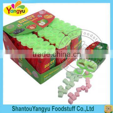 Yangyu Hot selling Double letter Fruit Flavors Candy(Double bottle)