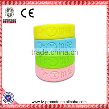 Custom Logo Transparent Silicone Bracelets Silicone Wristband Good Quality Custom Silicone Swirled Wristbands