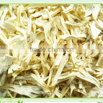 Healthy food dried pleutrous eryngii mushroom shredded