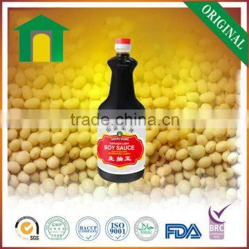 Golden label PRB Chinese Premium HACCP Light Soy Sauce PET Bottle