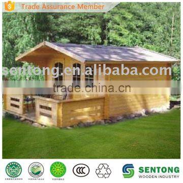 durable and prefabricated wooden log house