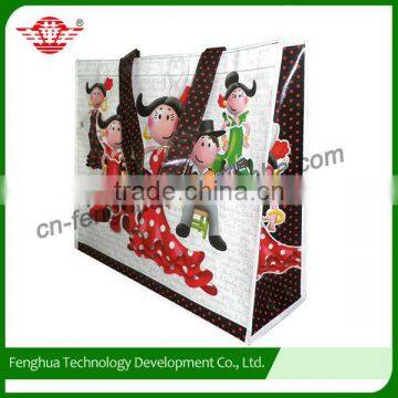 Customized Design non woven carry bags PP non woven bag handles stitched inside bag