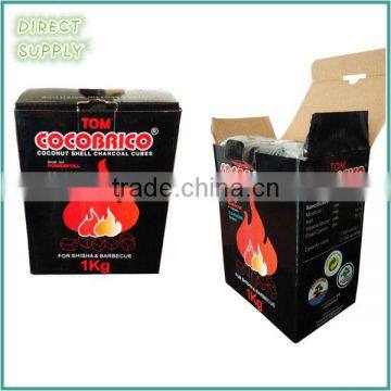 cube briquette size 25*25*25 shisha charcoal