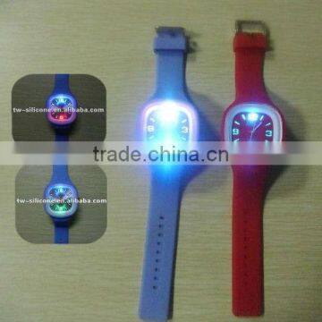 Glitter and Sparkles Led Digital Jelly Watch Girl