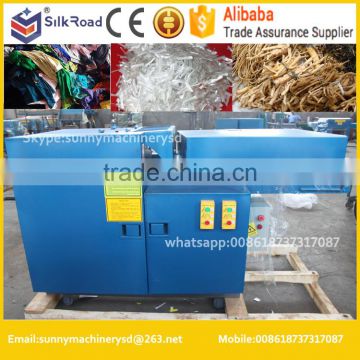 waste clothes textile recycle rag tearing machine