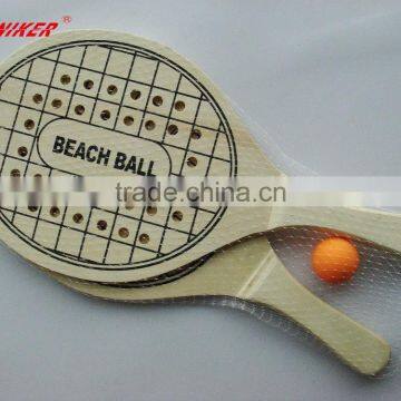 Hot Selling Wooden Beach Bat And Ball Set for Outdoor Sports