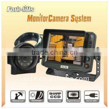 Fork-lifts security Camera System with Waterproof IR Color CCD Camera