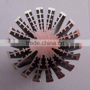 LED aluminum circular extrusion heat sink