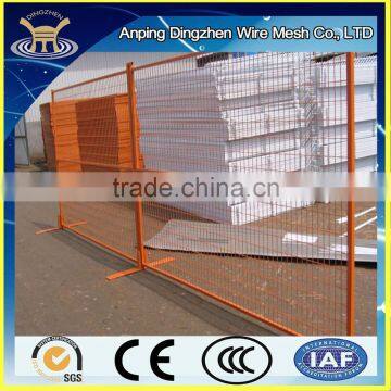 PVC coated Canada temporary fence metal feet