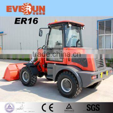 Qingdao Everun New Agricultural Machines ER16 Graaple Forks Loader With Electric Joystick