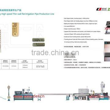 Flat Drip Irrigation Pipe Production Line photo-5