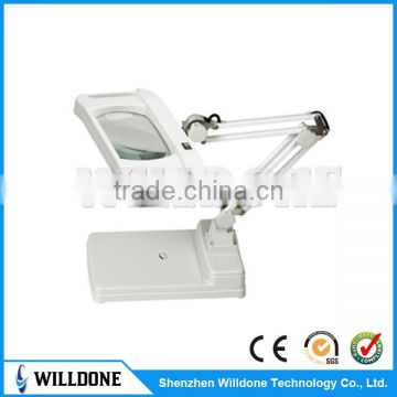 Hot Sale White Desktop Magnifying Lamp With Fluorescent U Bulb