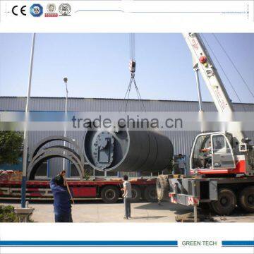 Stainless Vertical Pyrolysis Oil to Yellow Clear Diesel Oil Disitllaiton Equipment in Iraq photo-2
