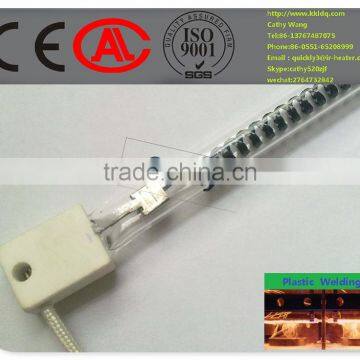 carbon fiber medium wave quartz infrared heating lamp for PVC preheating