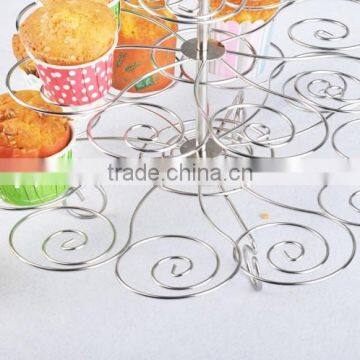 4-tire Solid Metal Display Stand for Wedding Cake