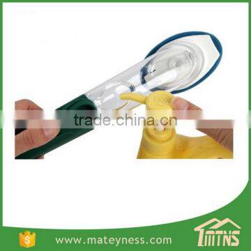 Spray Soap Dispenser Sponge Brush photo-2