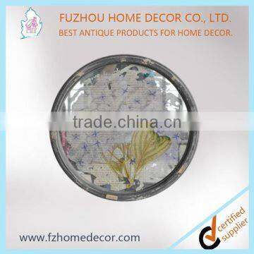 Round glass painting picture frame glass for wall decor