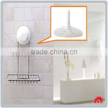 New Stainless Steel Bathroom Toilet Shower Sucker Suction Sink Tray Dish Hanging Soap Holder photo-2