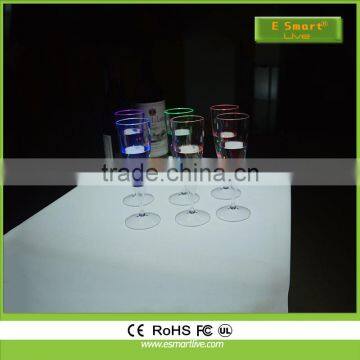 Cheap new products flashing led beer cup, plastic LED flashing cups glass