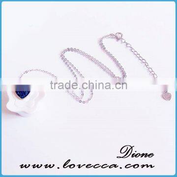 Best S925 Sterling Silver Druzy Cabochons Necklace Heart 8mm Natural Drusy Agate Stone Pendants photo-4