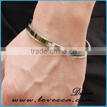 Classical Cool Man Fashion Simple Design 316L Stainless Steel Men Bracelets Jewelry photo-2