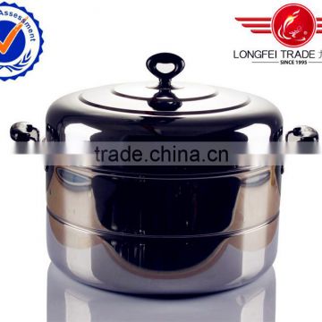 2014 hot selling stainless steel steamer pot