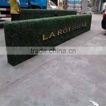2017 Hot Sale Artificial UV Anti and Fireproof Leaf Fence and Boxwood Hedge