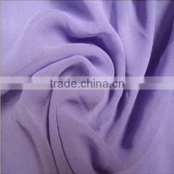 Chiffon fabric 100% polyester dyed color knitted fabric