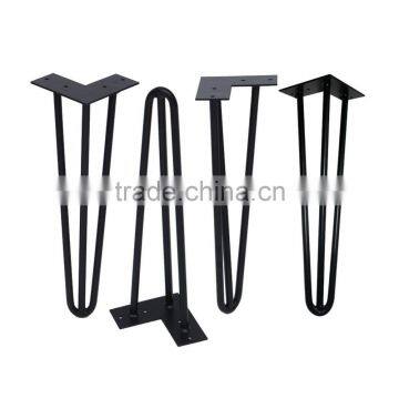 DIY 28" 3rod Black Hairpin Table Legs photo-3