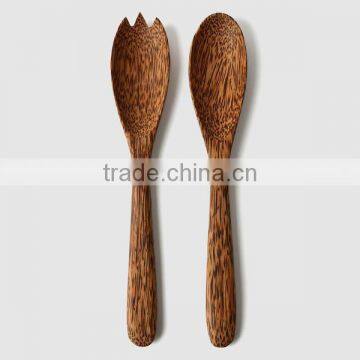 Coconut Wood Set Of Four Coco Wood Cooking Utensils photo-5