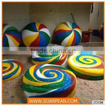 Giant Decorative Lollipop Fiberglass Made For Display photo-3