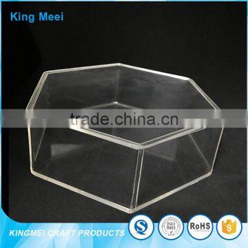 high quality large clear transparent acrylic storage box