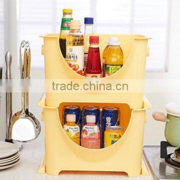 Plastic Receive Basket/fruit and Vegetable Storage Container photo-3