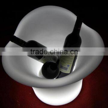 100% PE Plastic Luminous Led Plastic Flower Pot Furniture photo-3