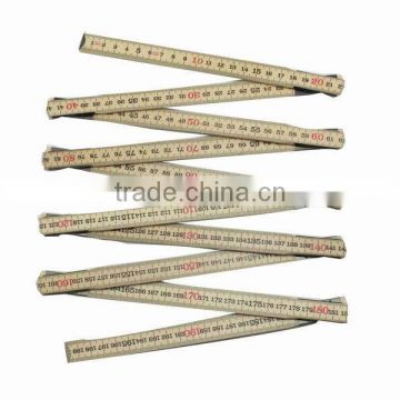 Generic Classical Wood Carpenter Folding Ruler 2m 78.6 inch