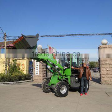 New Type Huizhong ZL-12 Small Wheel Loader for Sale HZM912 With Bigger Cabin Space photo-2