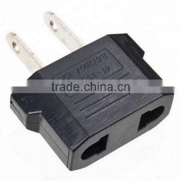 Universal Travel Power Plug Adapter EU EURO to US USA Adaptor Converter AC Power Plug Adaptor Connector